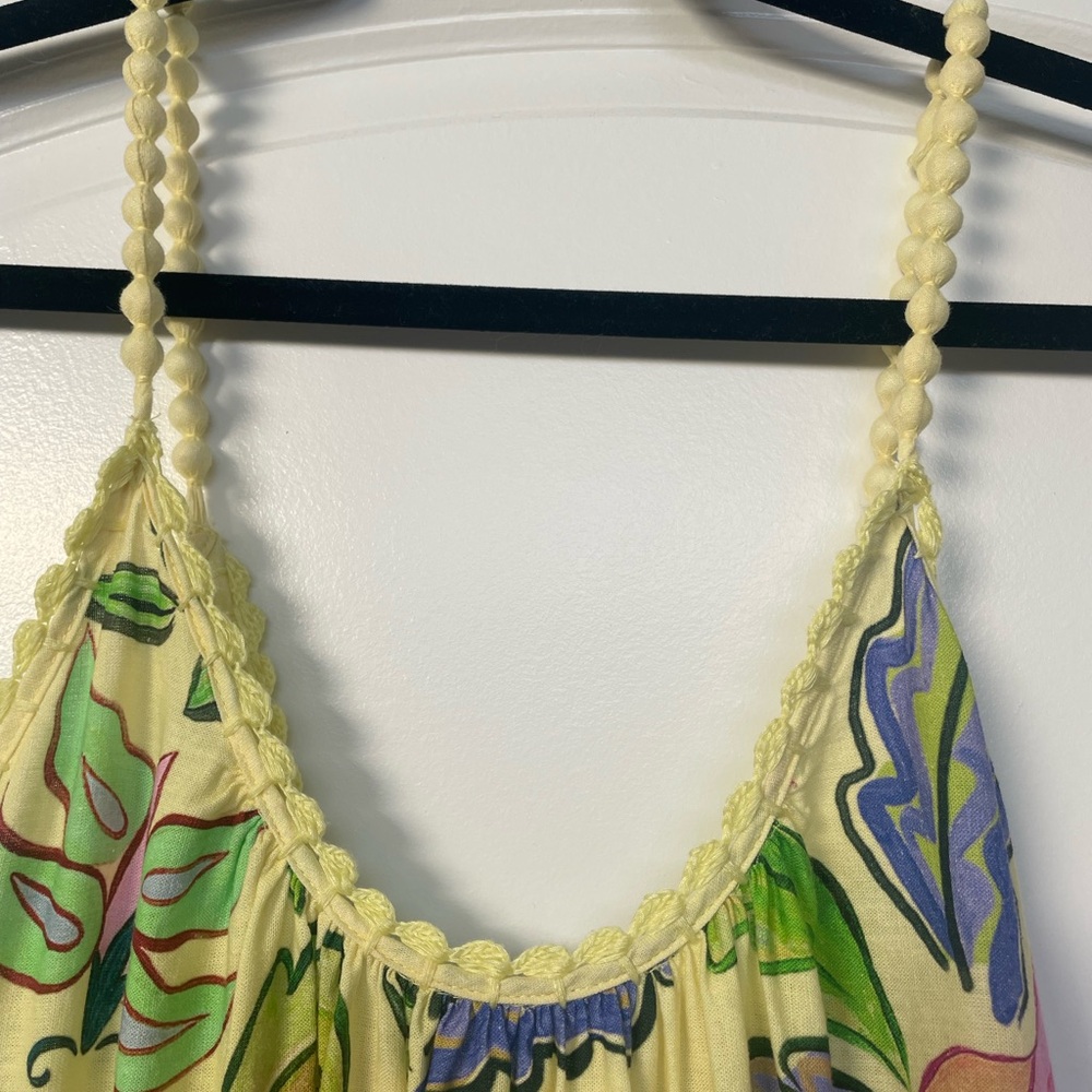 FARM Rio Maxi Dress with Yellow and Purple Accents - Picture 5 of 5